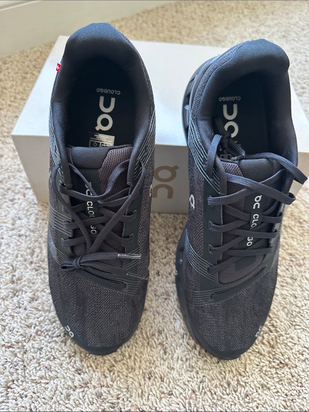 On Running Cloudgo Wide Men's Athletic Shoes in Black